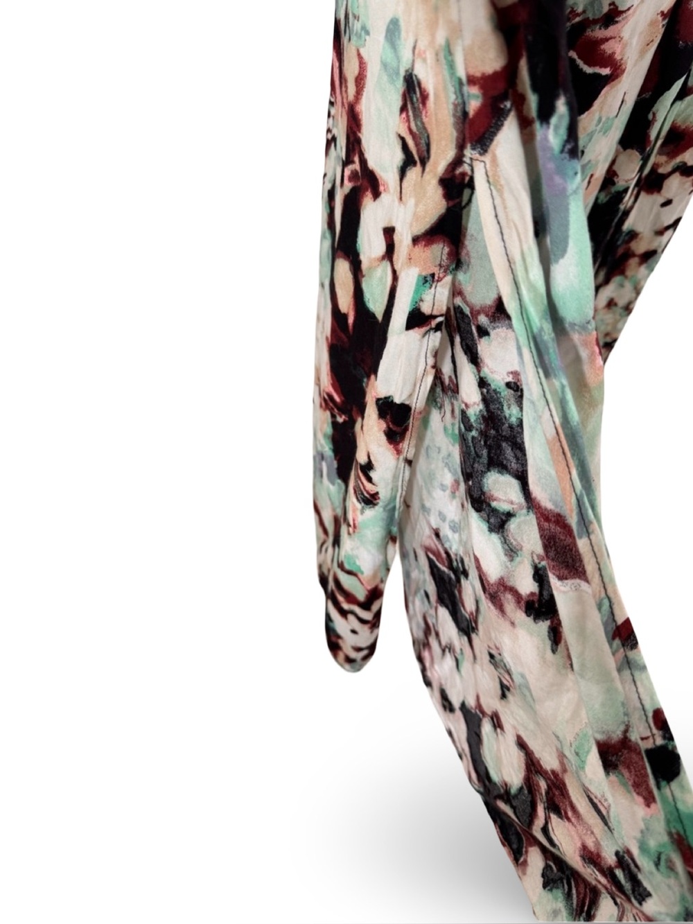 Xhilaration Strapless Floral Maxi Dress - Mint, Black, Cream, Burgundy - Picture 8 of 8